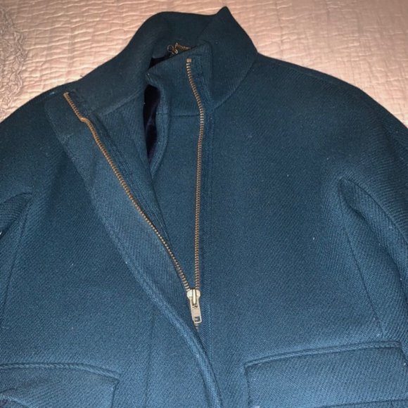 J. Crew Stadium Cloth Cocoon Coat - Picture 3 of 4